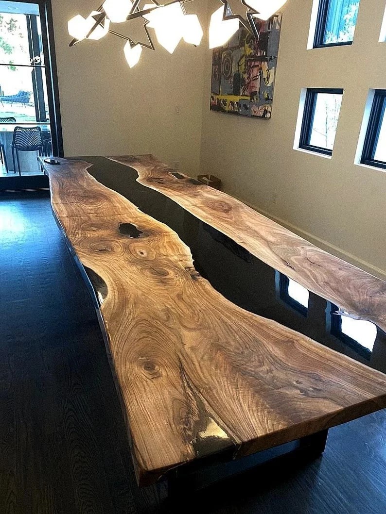 Elm Epoxy Polyurethane Varnish Table Maxiwoods