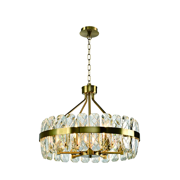 Chandeliers Ireland Maison 6 Light Glass Chandelier in Gold