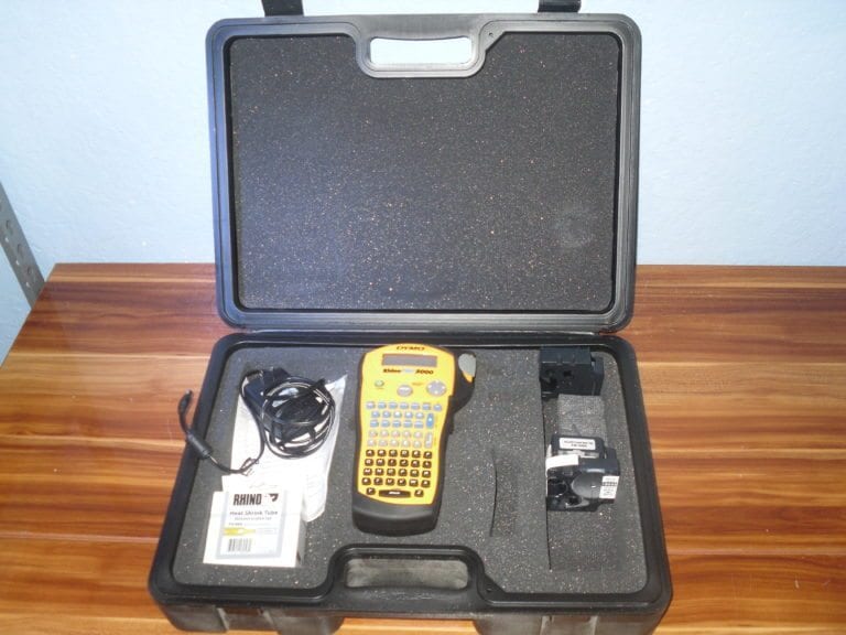 Dymo Industrial RHINO PRO 5000 LabelMaker in Excellent Cond w/Case & Cartridges Max Marine