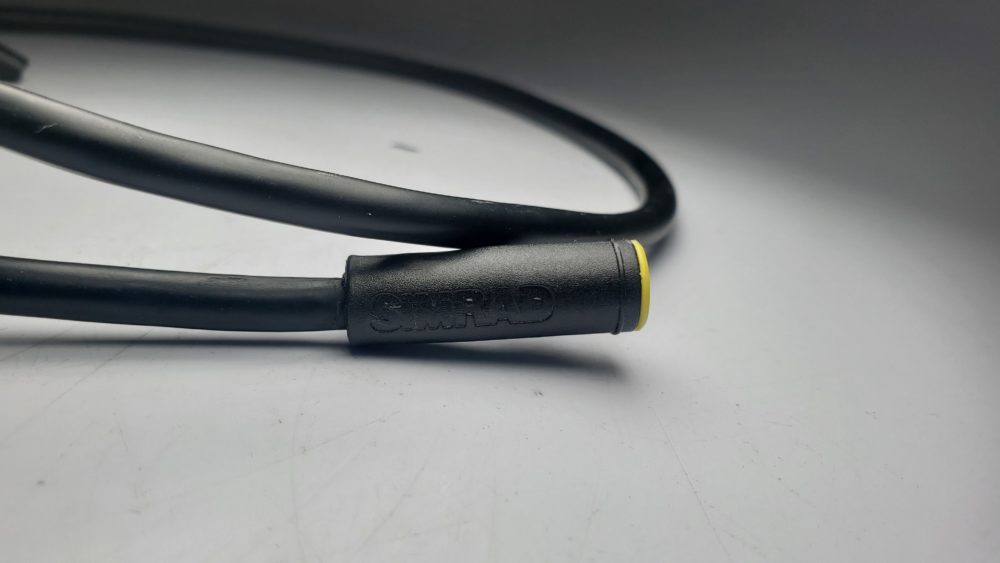 Simrad Data Cable Yellow 5 Pin Plug w/ Cut End 2ft (.6m