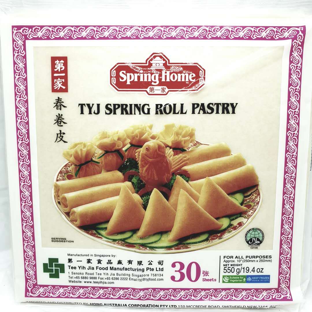 TYJ Spring roll wrapper (Large) 春卷皮 大号 30Sheets (550G) Max Mart