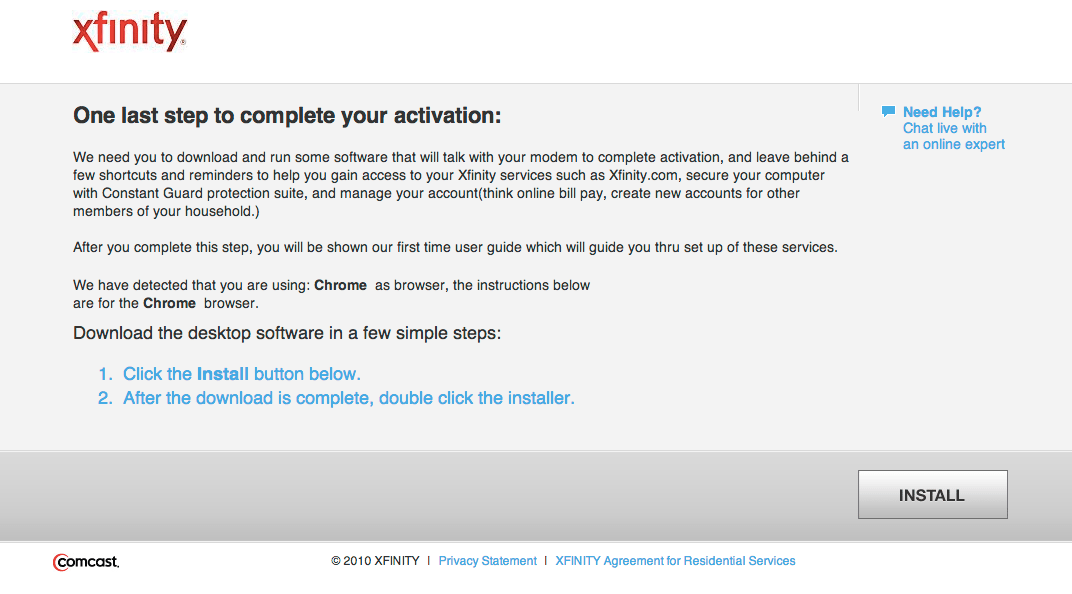 Bypass Comcast Activation Page Dns Servers