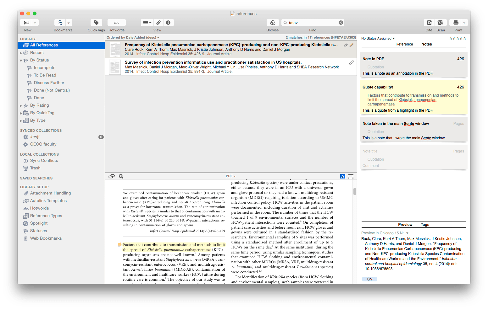 Bookends 12 8 4 Reference Management And Bibliography Software
