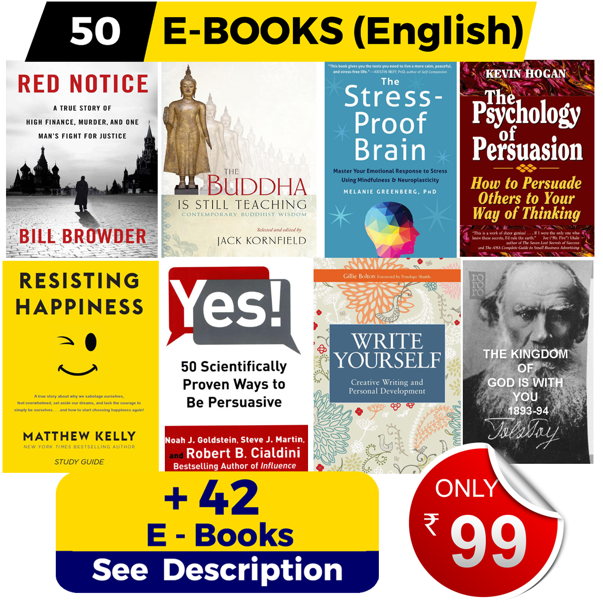50 Ebooks Collections (Pack4) Rs. 99/ Only Max Media
