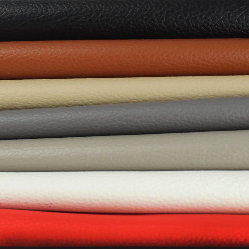 72 x 55inch 2 Yard upholstery Faux Leather Fabric artificial synthetic