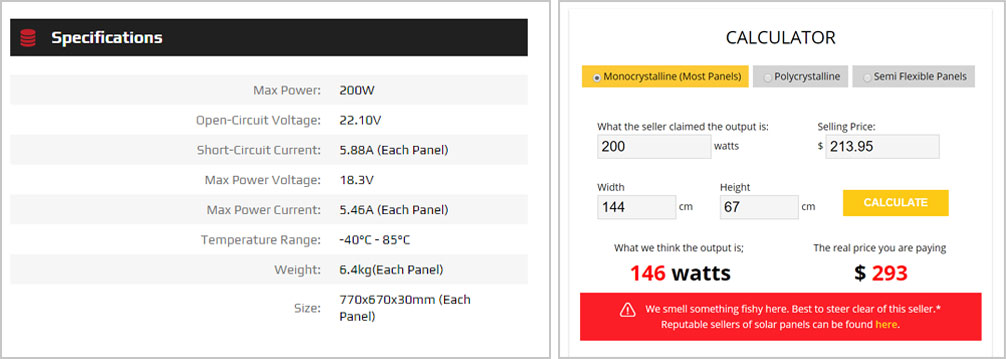 Solar Panel Wattage Output Calculator Maxray Solar Panels