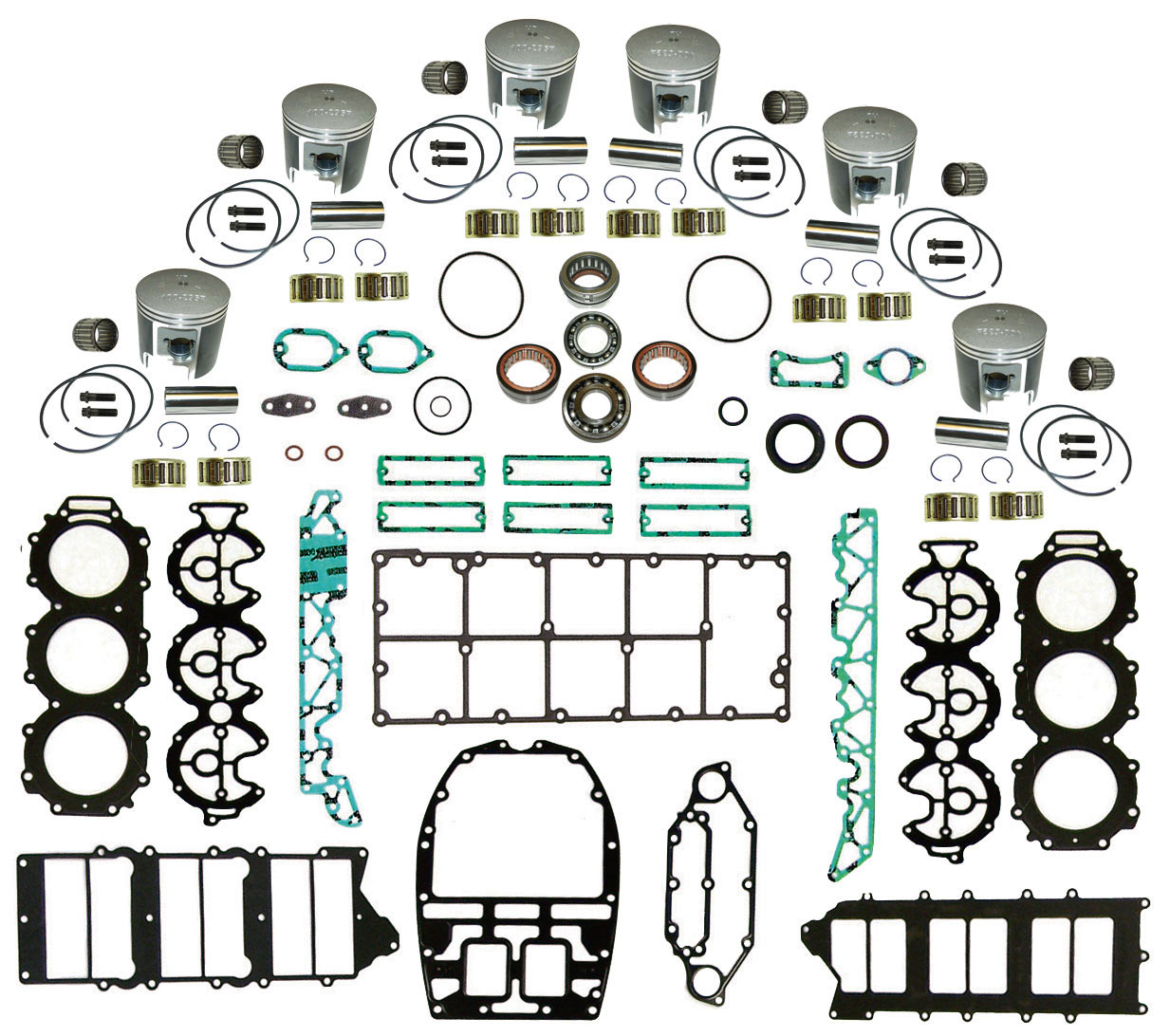 YAMAHA 2Stroke Outboard Motor Powerhead Rebuild Kits MASTERTECH MARINE