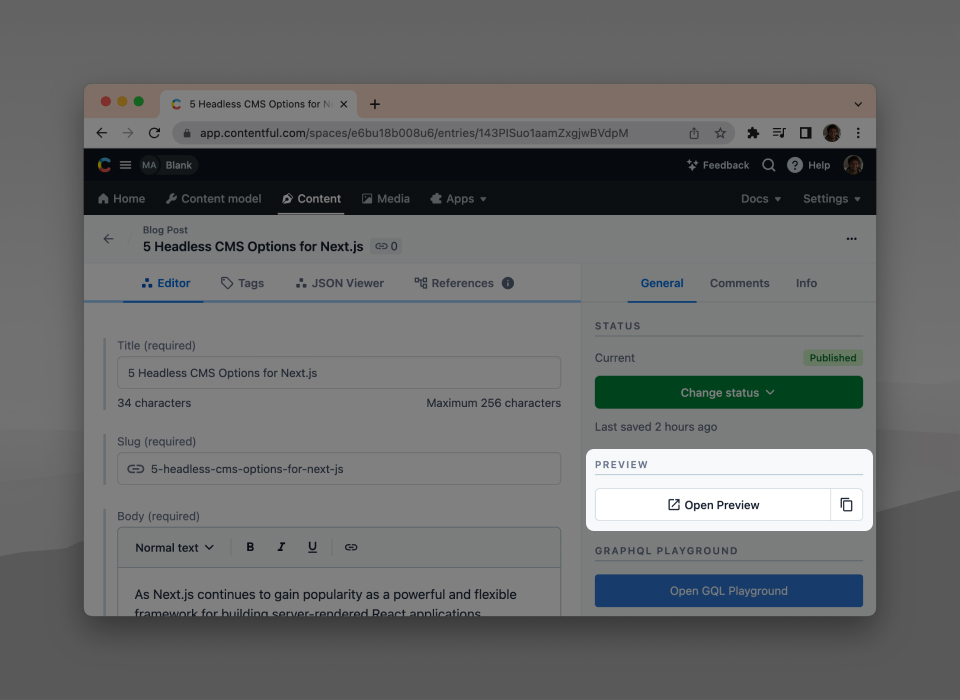 Next.js Integrating Contentful and TypeScript (App Router) Max Schmitt