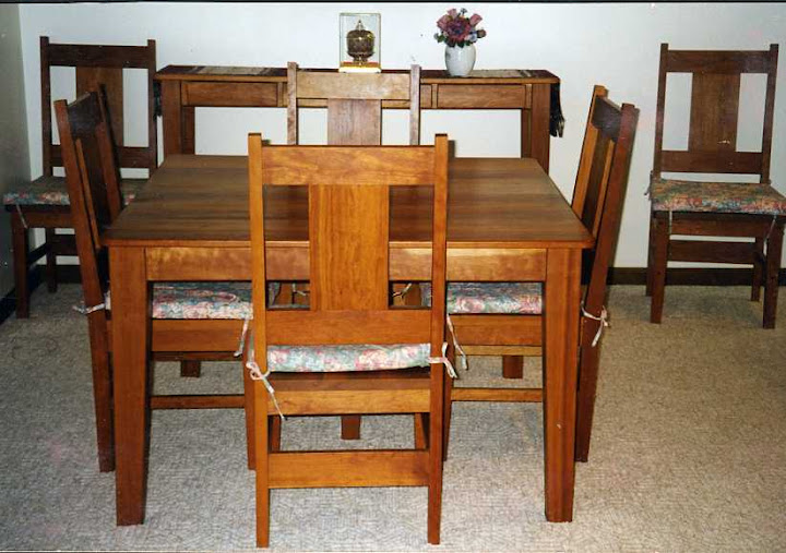 Cherry Dining Room Set and Buffet Maxson Designs