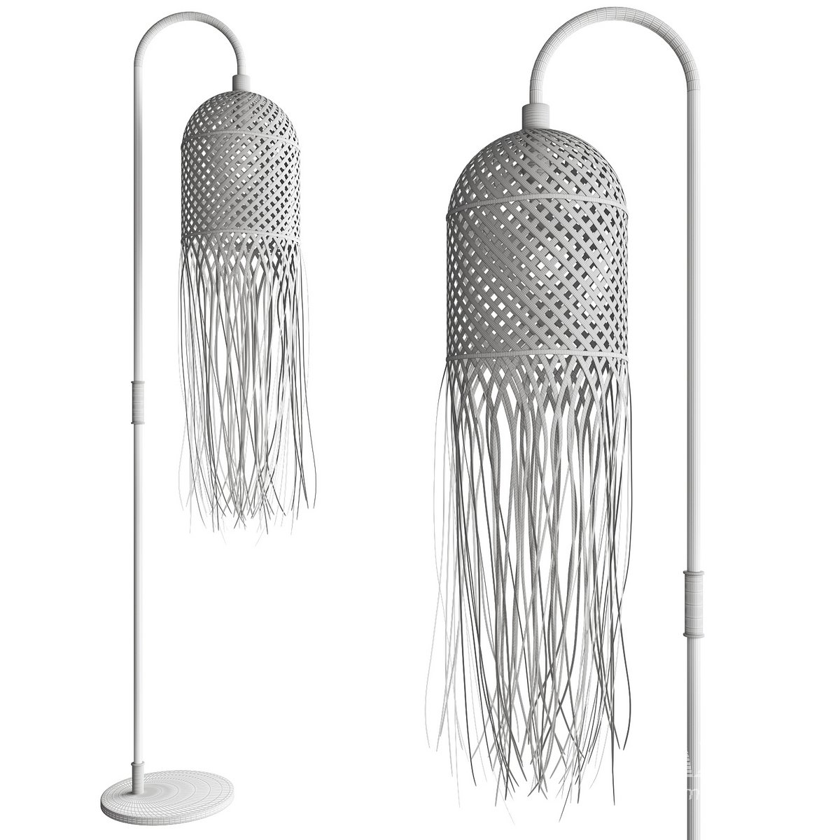 Zara Light Floor Lamp 3d model Download Maxve