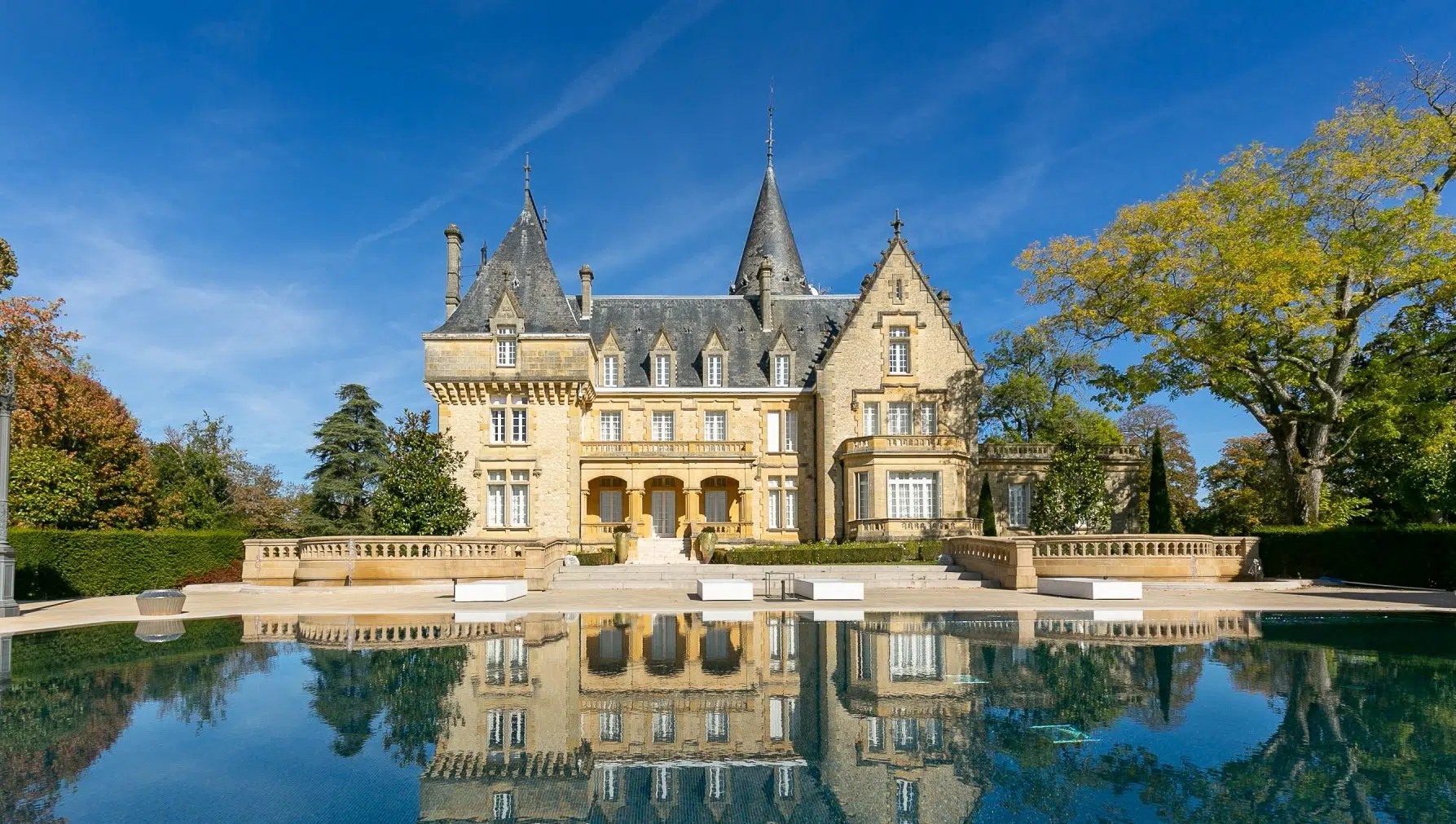 "A stunning Château in the Dordogne, perfectly melds historic elegance