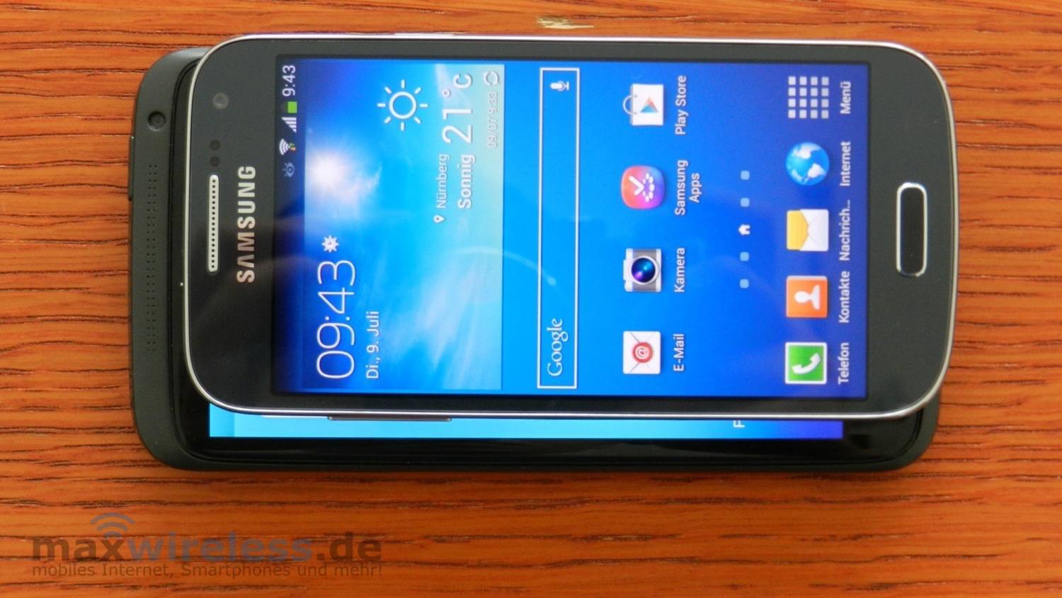 Test Samsung Galaxy S4 mini GTI9195 maxwireless.de