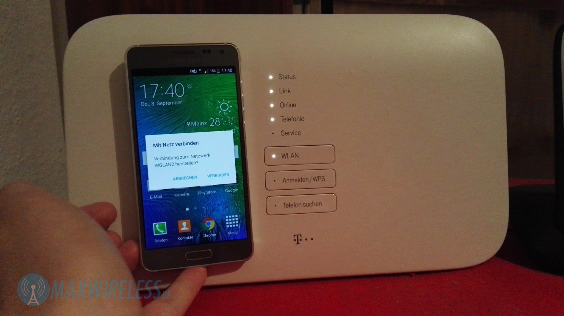 Test Telekom Speedport Smart VDSL Router maxwireless.de