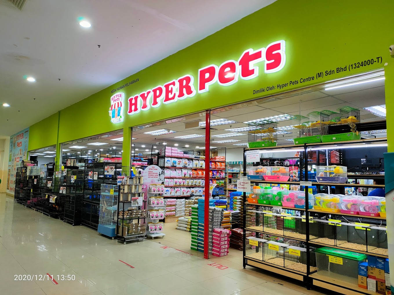 Hyper Pets Centre (ONE) Puchong Lucas Map