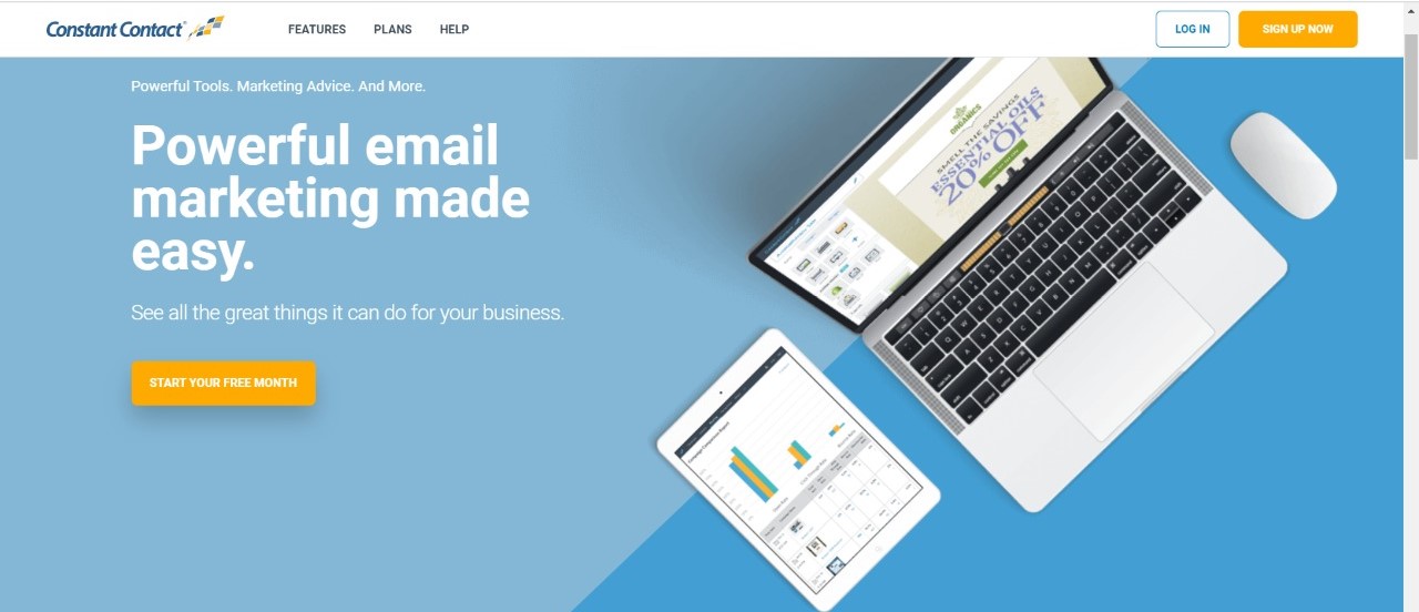 Constant Contact website