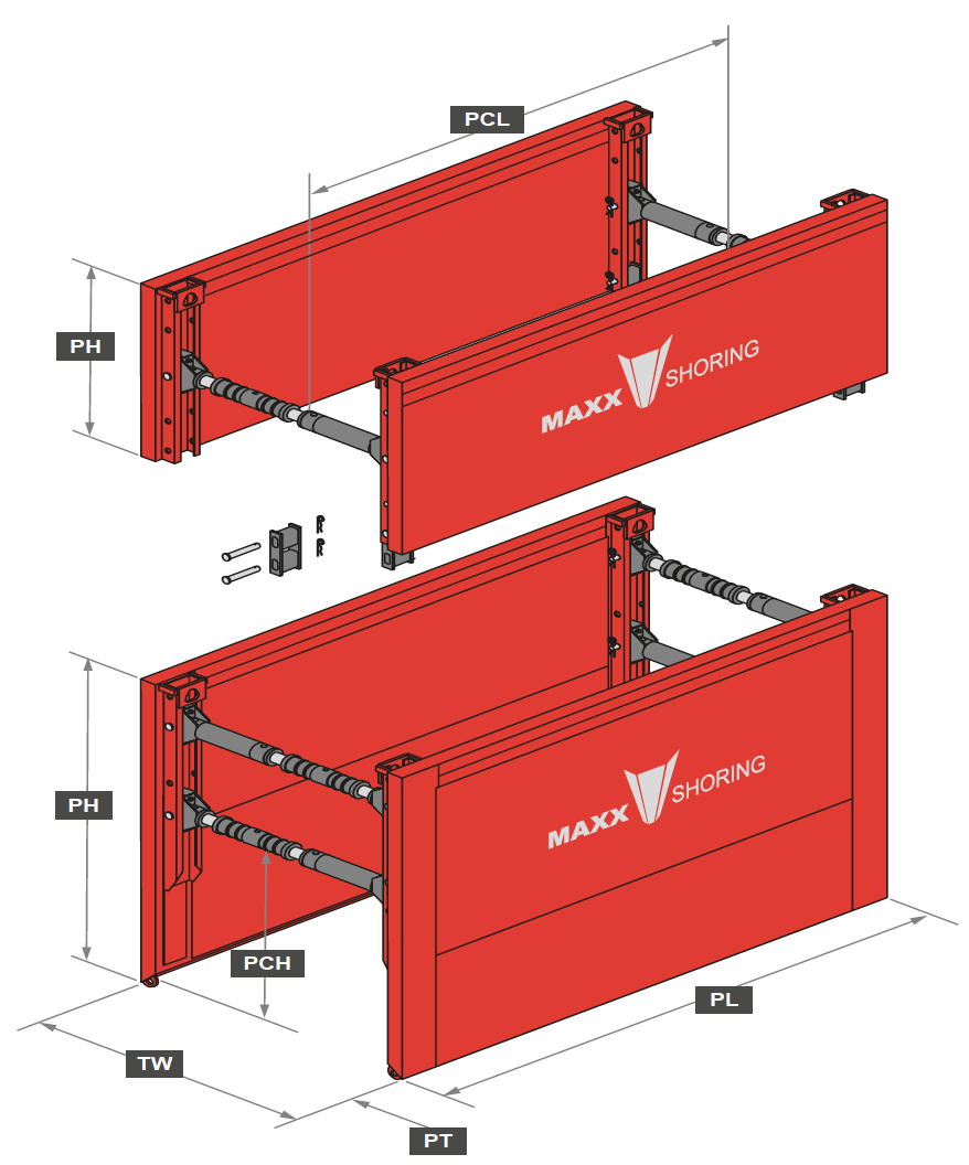 Trench Boxes Maxx Shoring Sheet Steel Piling