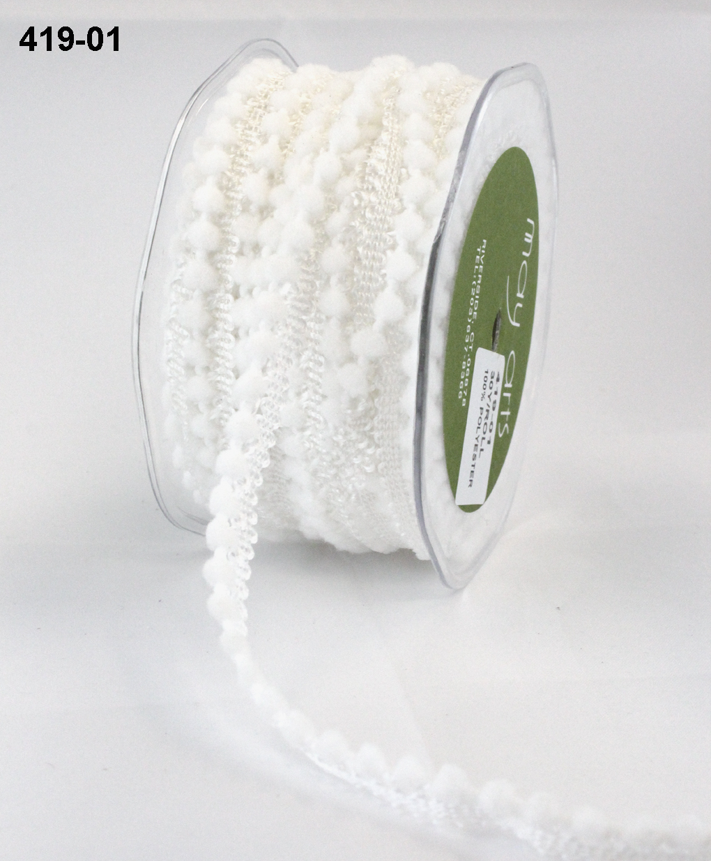 Mini Pom Pom Trim 3/8" Online Ribbon May Arts Ribbon