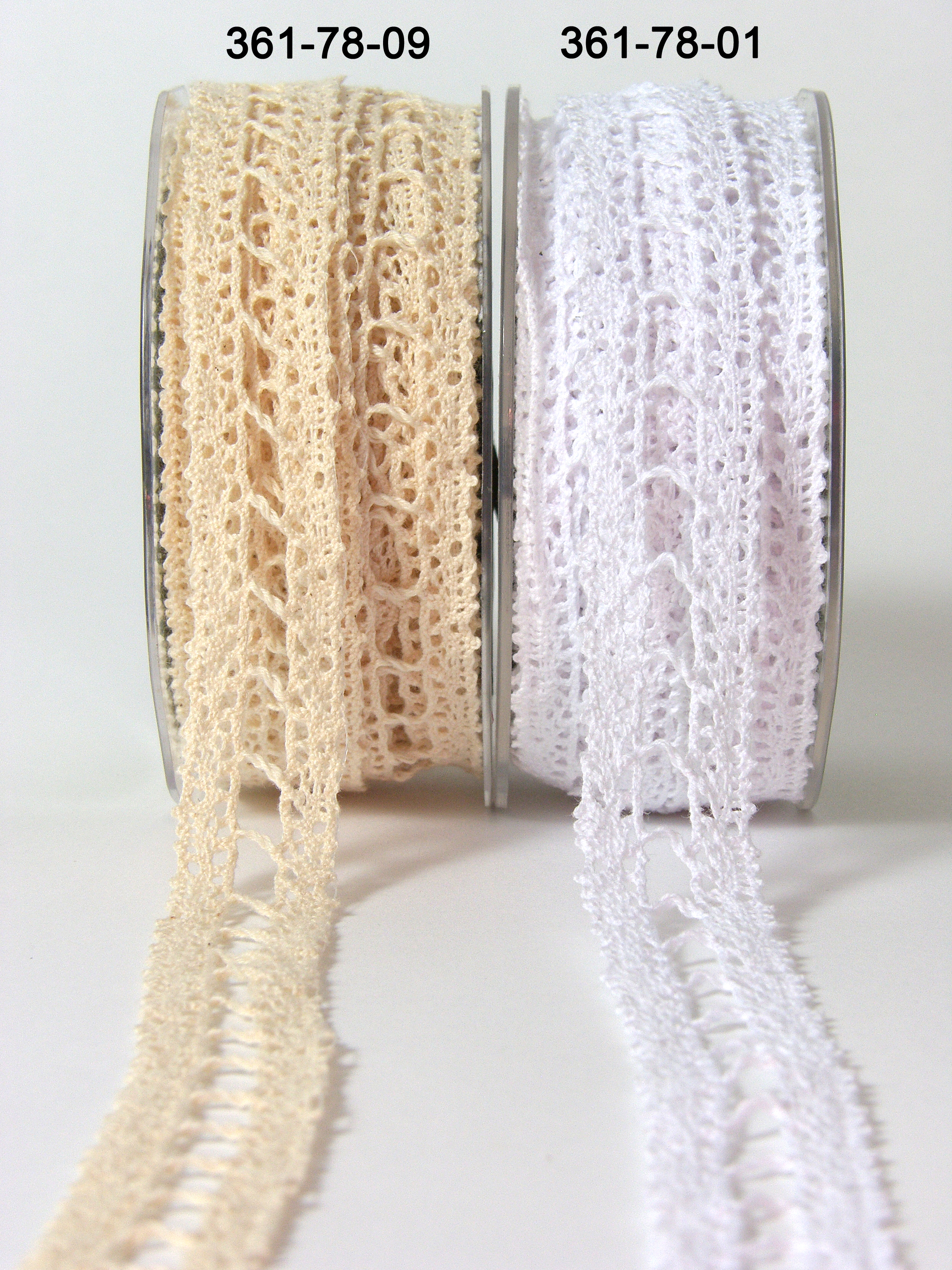 Crochet Lace Ribbon 7/8" Online Ribbon May Arts Ribbon