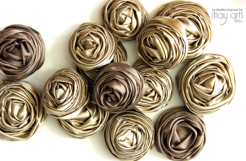 Tutorial Rolled Ribbon Rose Video Online Ribbon May Arts