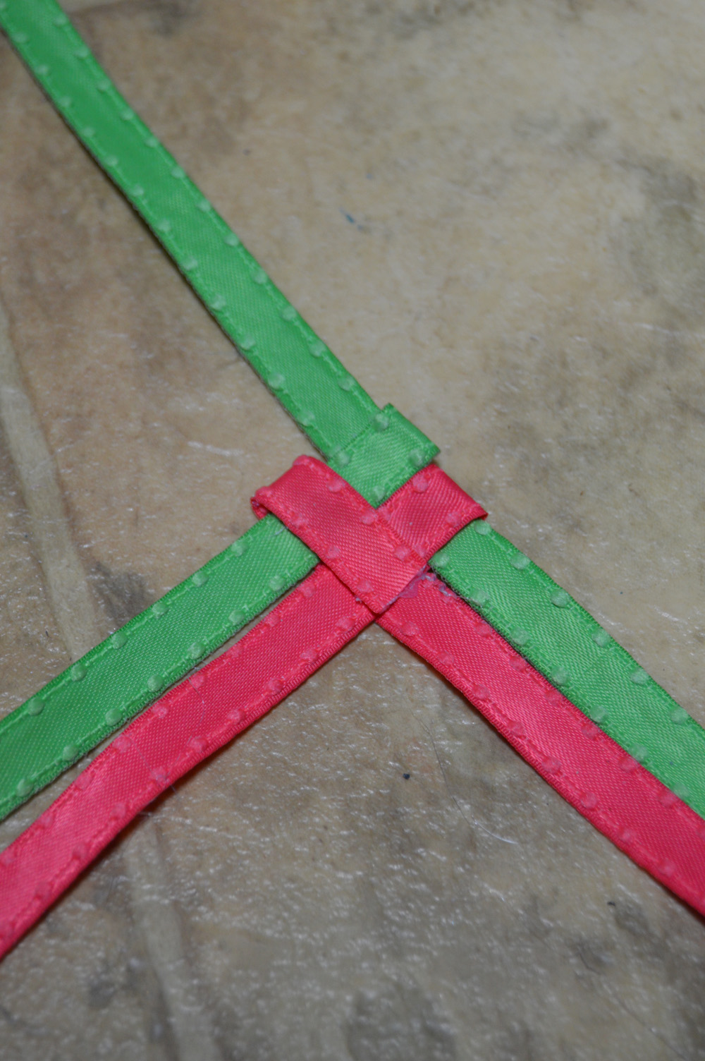 How To Chevron Braid with Ribbon Online Ribbon May Arts Ribbon