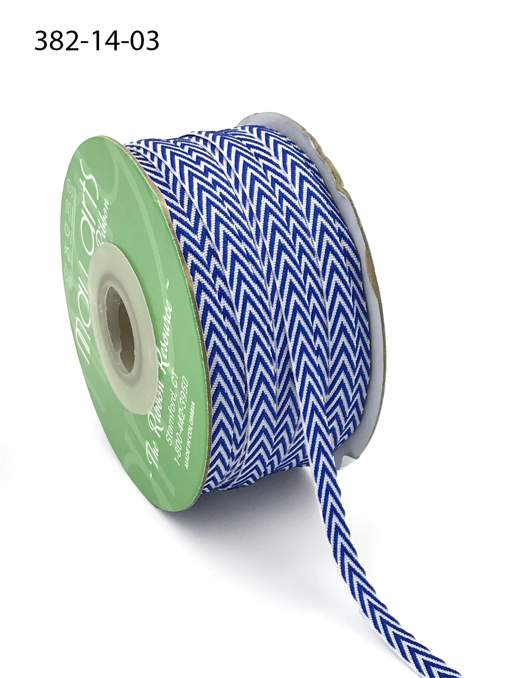 Chevron Twill Ribbon 1/4" Online Ribbon May Arts