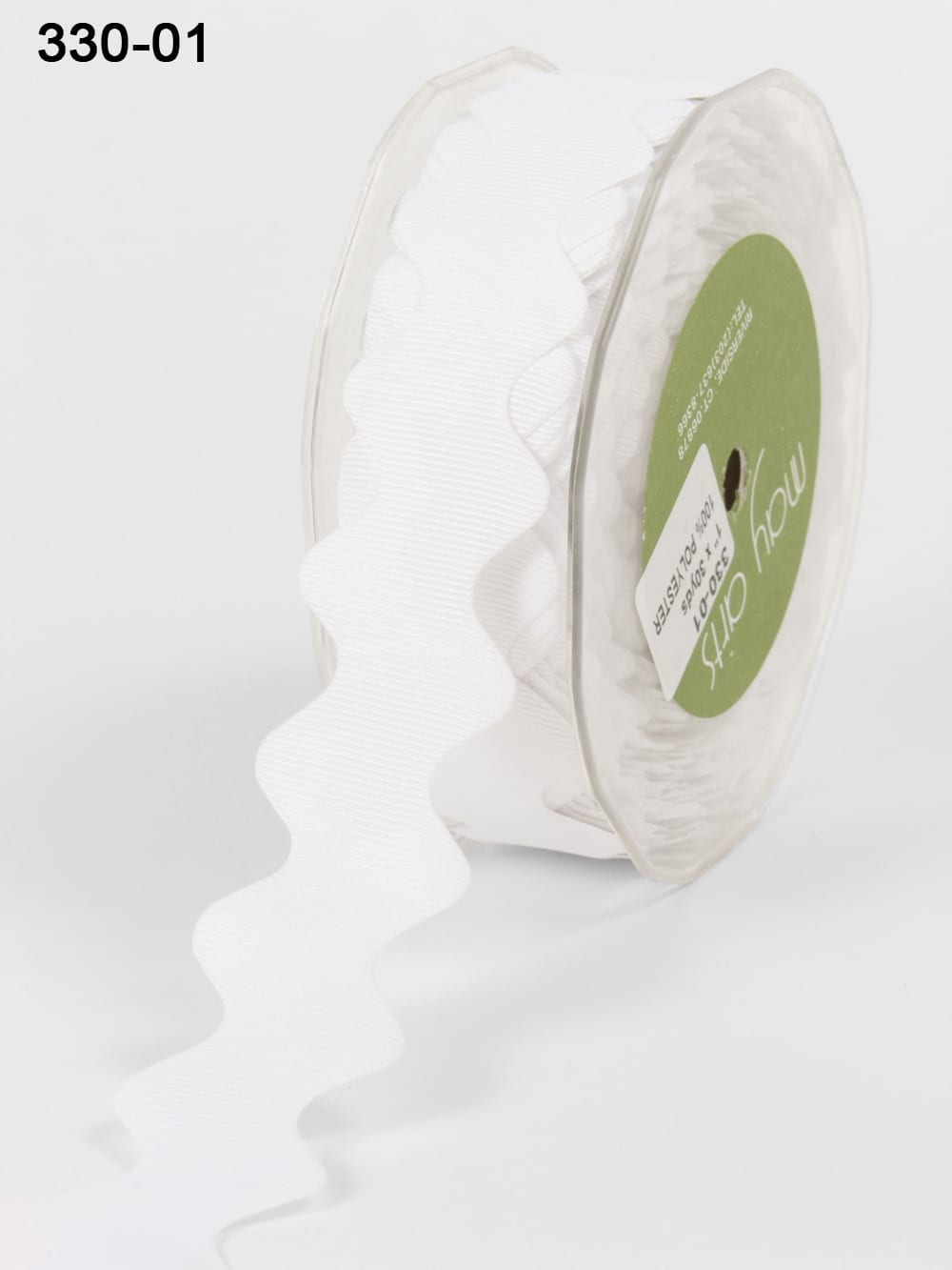 1 inch Ric Rac Ribbon with Cut Edge May Arts Ribbon