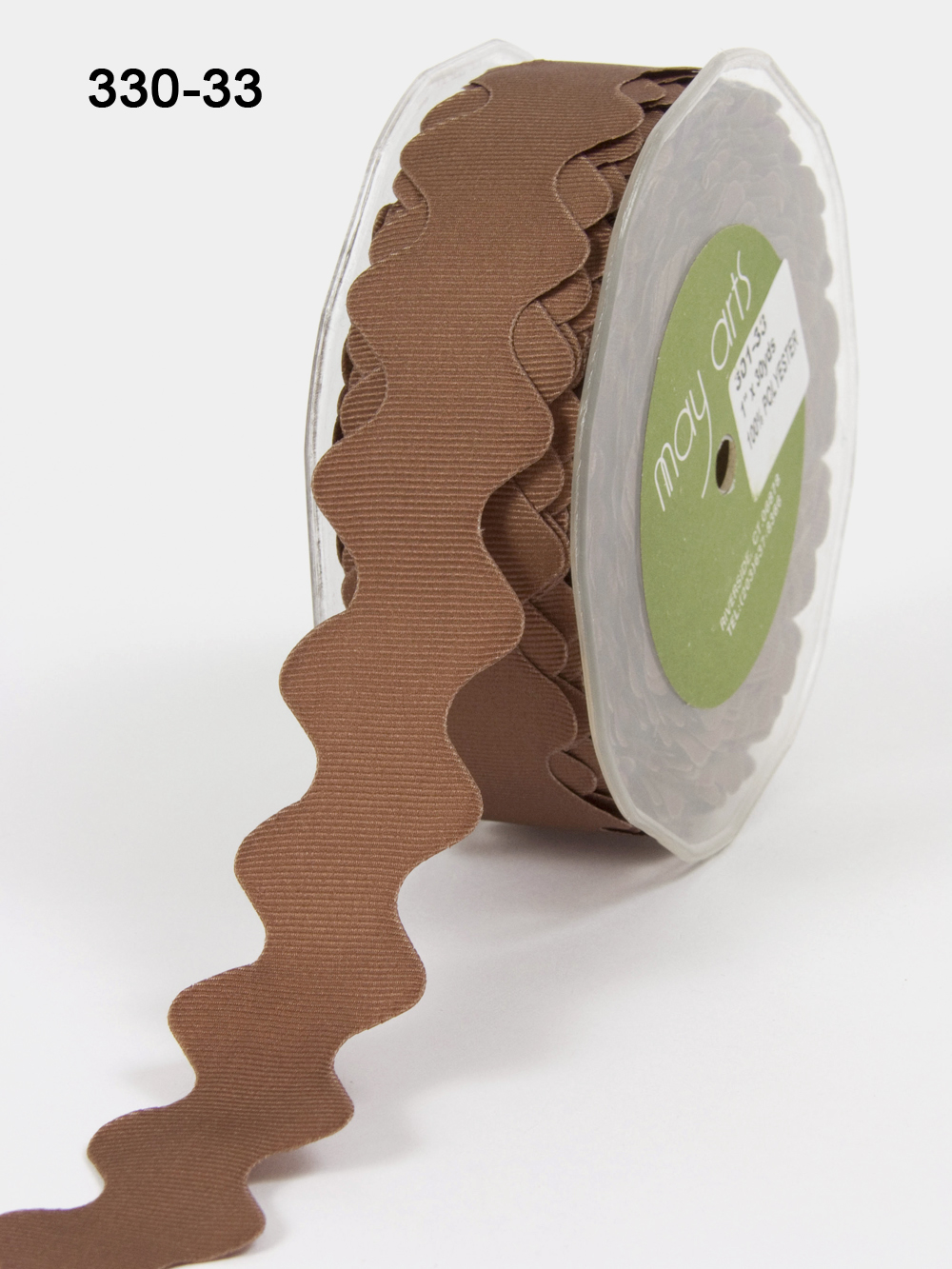 1 inch Ric Rac Ribbon with Cut Edge May Arts Ribbon