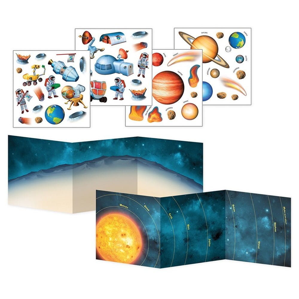 Reusable Sticker Tote Space by Peaceable Kingdom Maya Toys