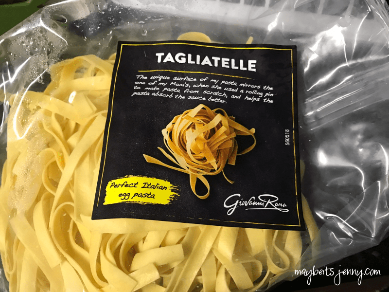 Costco Tagliatelle Grilled White Chicken & Portobello Mushroom Sauce