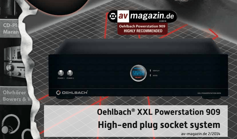 Lọc điện Oehlbach Powerstation 909 – Audible Hertz Shop