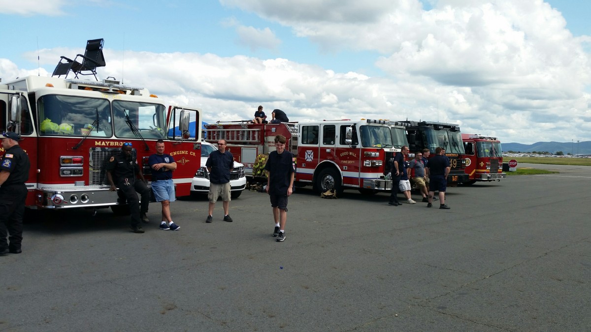 Maybrook standby at NY Air Show Maybrook Engine Co. 1
