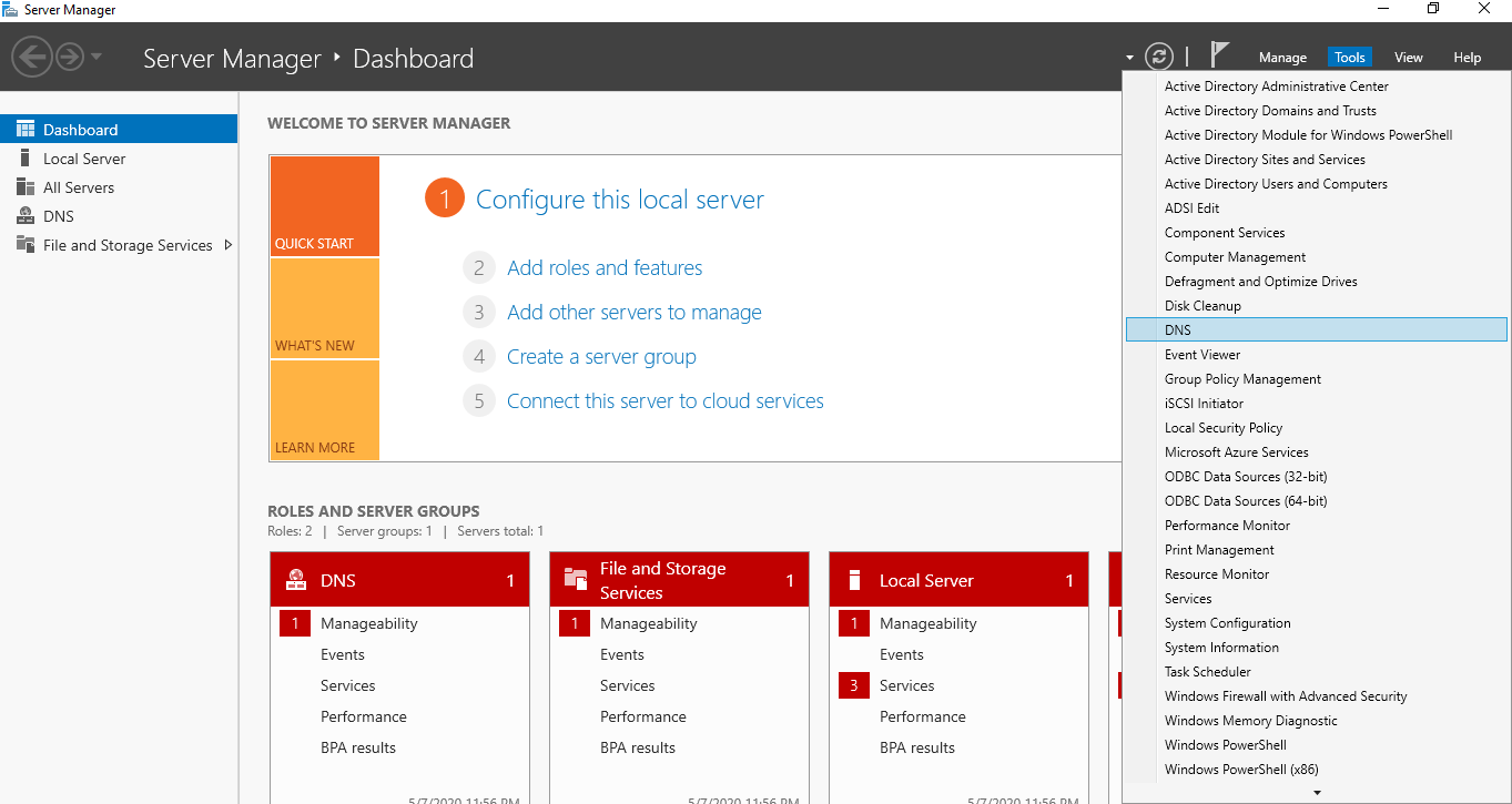 huongdancaidatvacauhinhdnsservertrenwindowsserver03 IDC VNPT