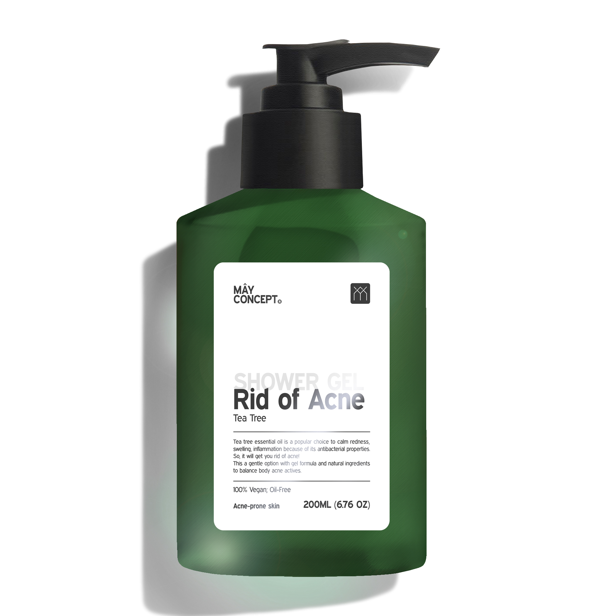 Rid of Acne Shower Gel Tea Tree Mây Concept Vietnam Brand