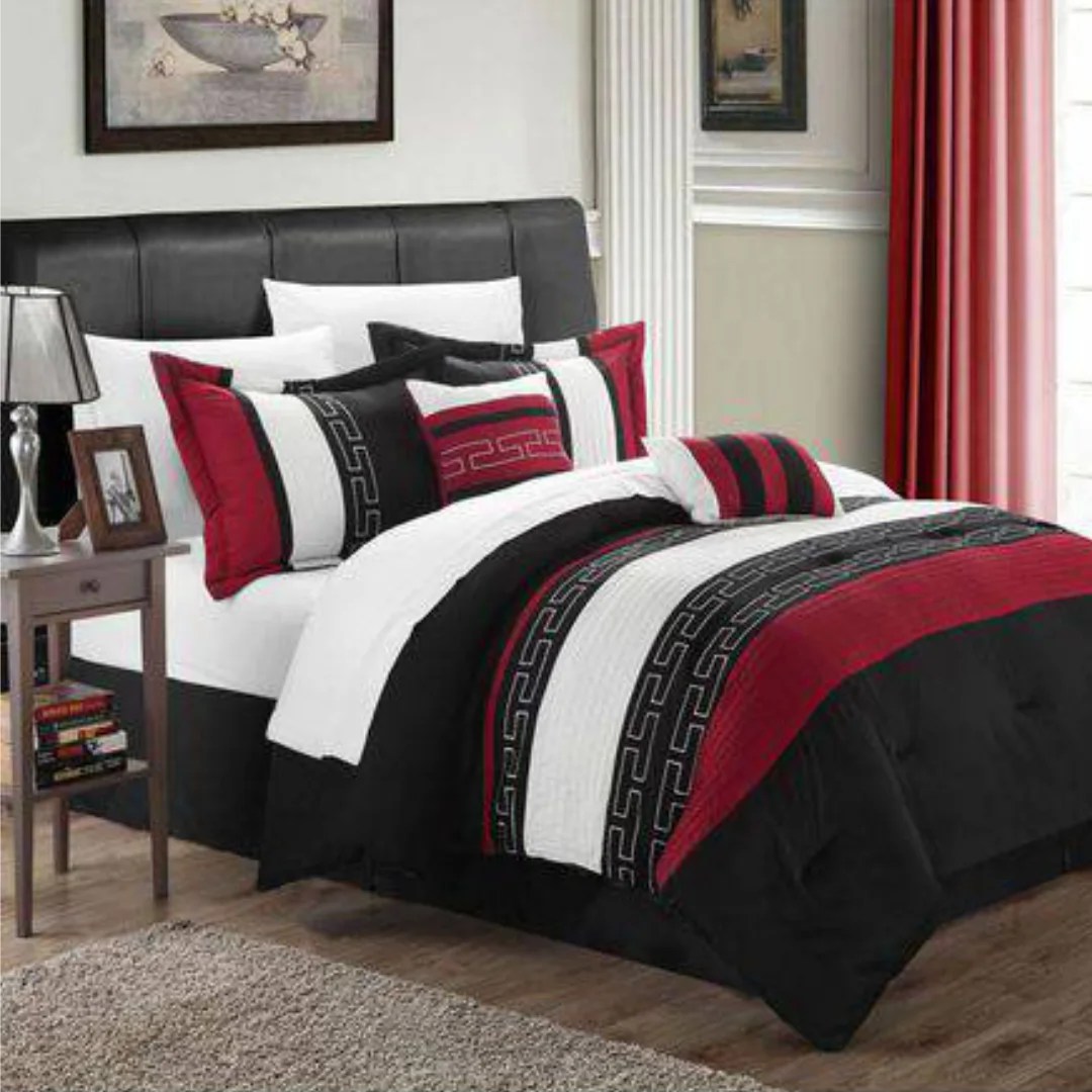 Fieldcrest Luxury Comforter set 8pcs Maydan Home Decor