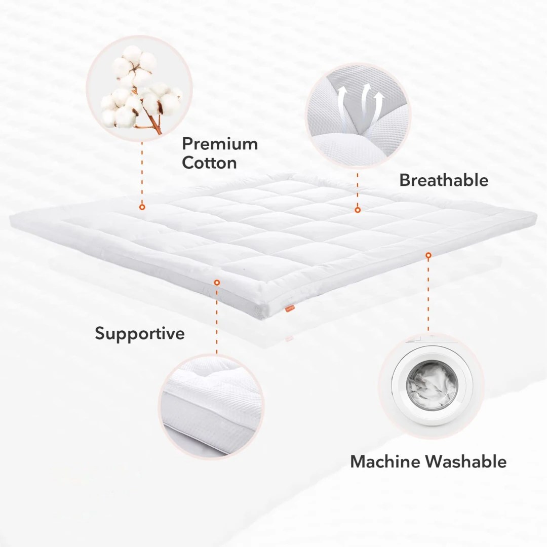 Mattress Topper Queen Size Maydan Home Decor