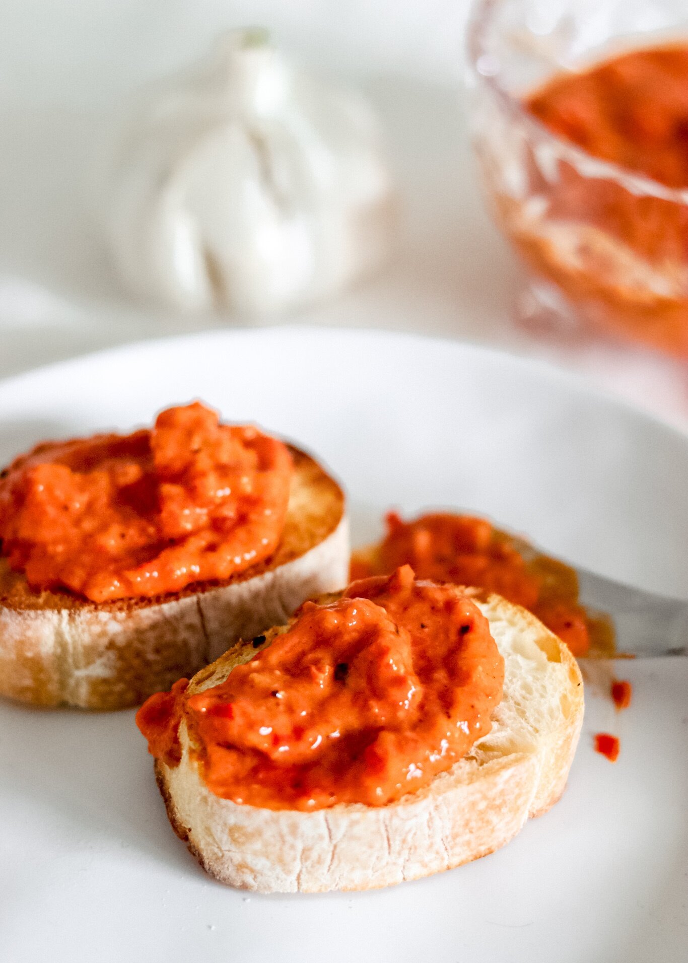 Roasted Red Pepper and Garlic Tapenade How to Make It MAY EIGHTY FIVE
