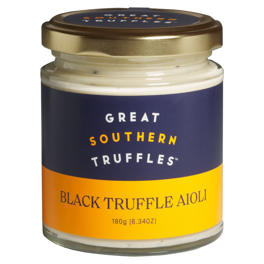 TRUFFLE AIOLI MAYO (12X180G) GREAT SOUTHERN TRUFFLES AUSTRALIA Mayers Fine Food Mayers Fine Food