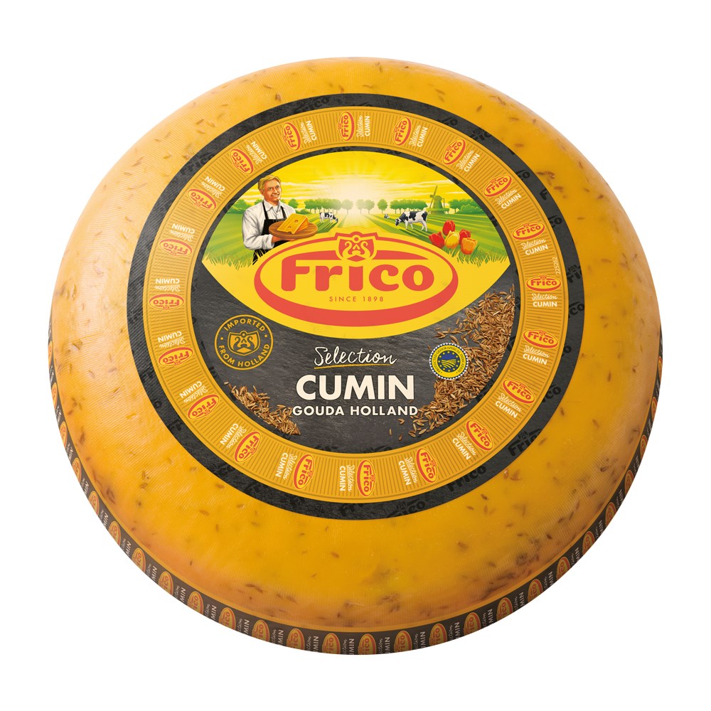 Frico Gouda Spiced 1x4.5kg Mayers Fine Food