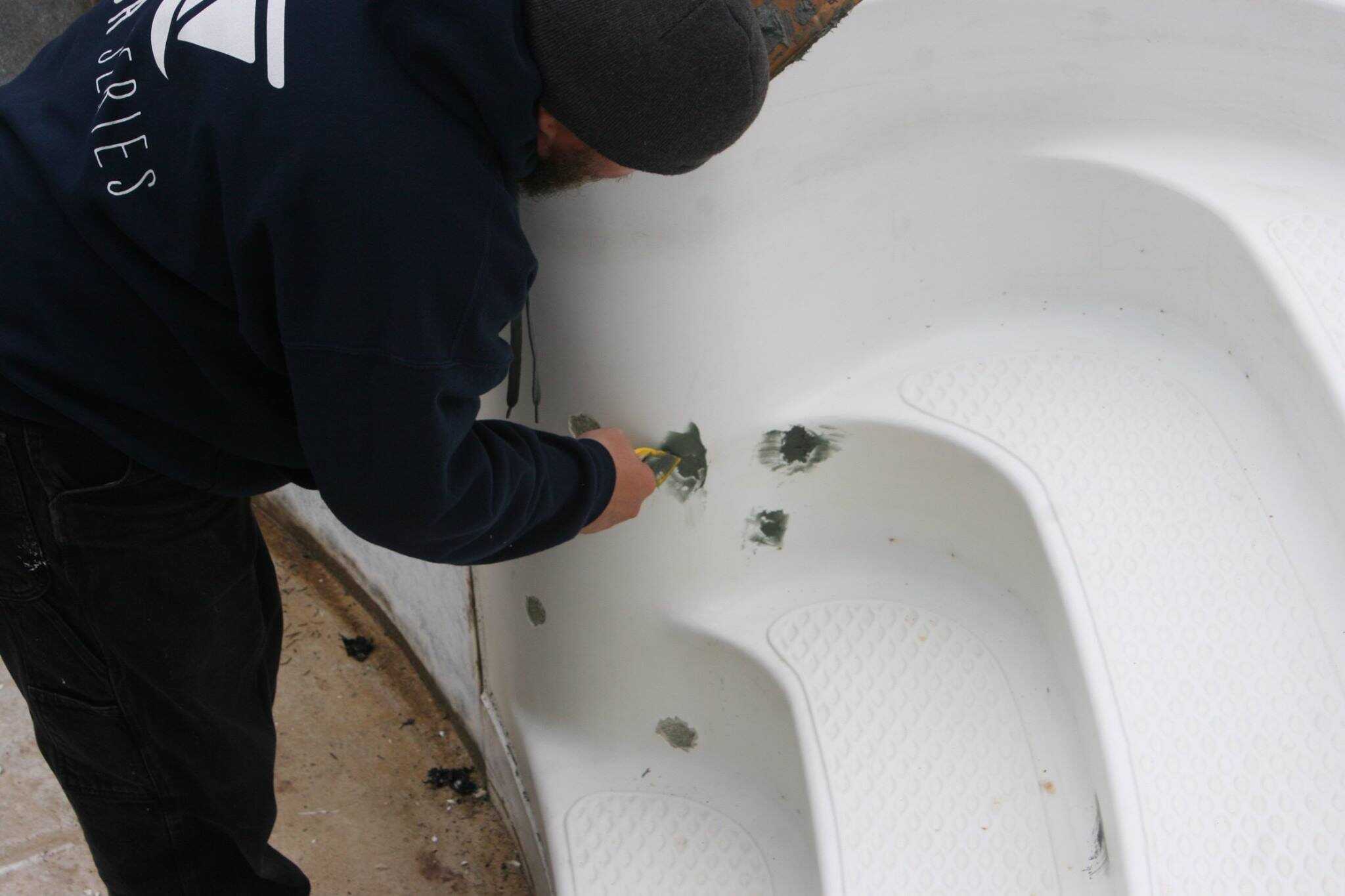 Pool Repairs Step Resurfacing. Mayfair Pools