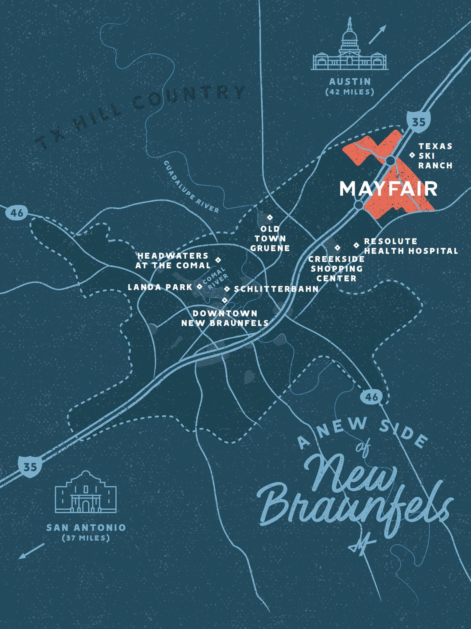 Mayfair New Braunfels New homes now selling