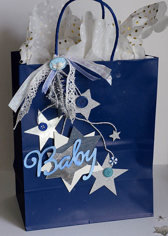 Baby gift bag with ScanNCut Craft With May