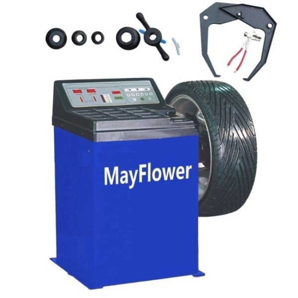 Mayflower 1.5 HP Tire Changer Wheel Changers Machine Combo Balancer Rim