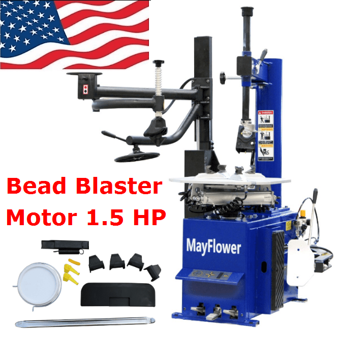 1.5 HP Automatic Tire Changer Wheel Changers Machine Rim Balancer Combo