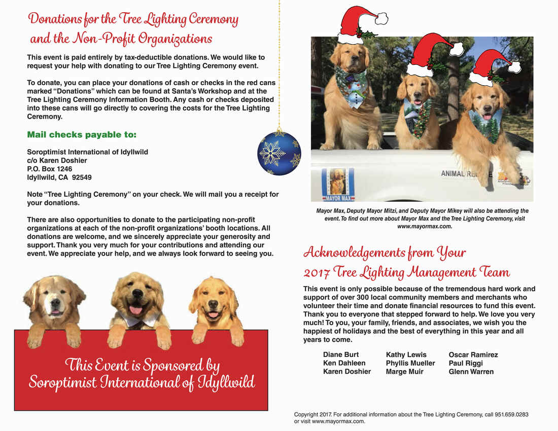 Idyllwild's 57th Annual Christmas Tree Lighting Ceremony November 25