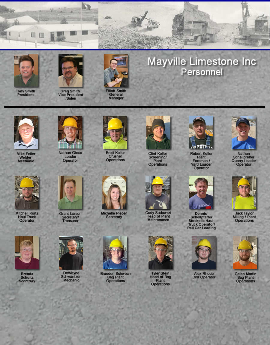 Mayville Limestone Mayville's Oldest Industry Celebrating over 125 years of Business!