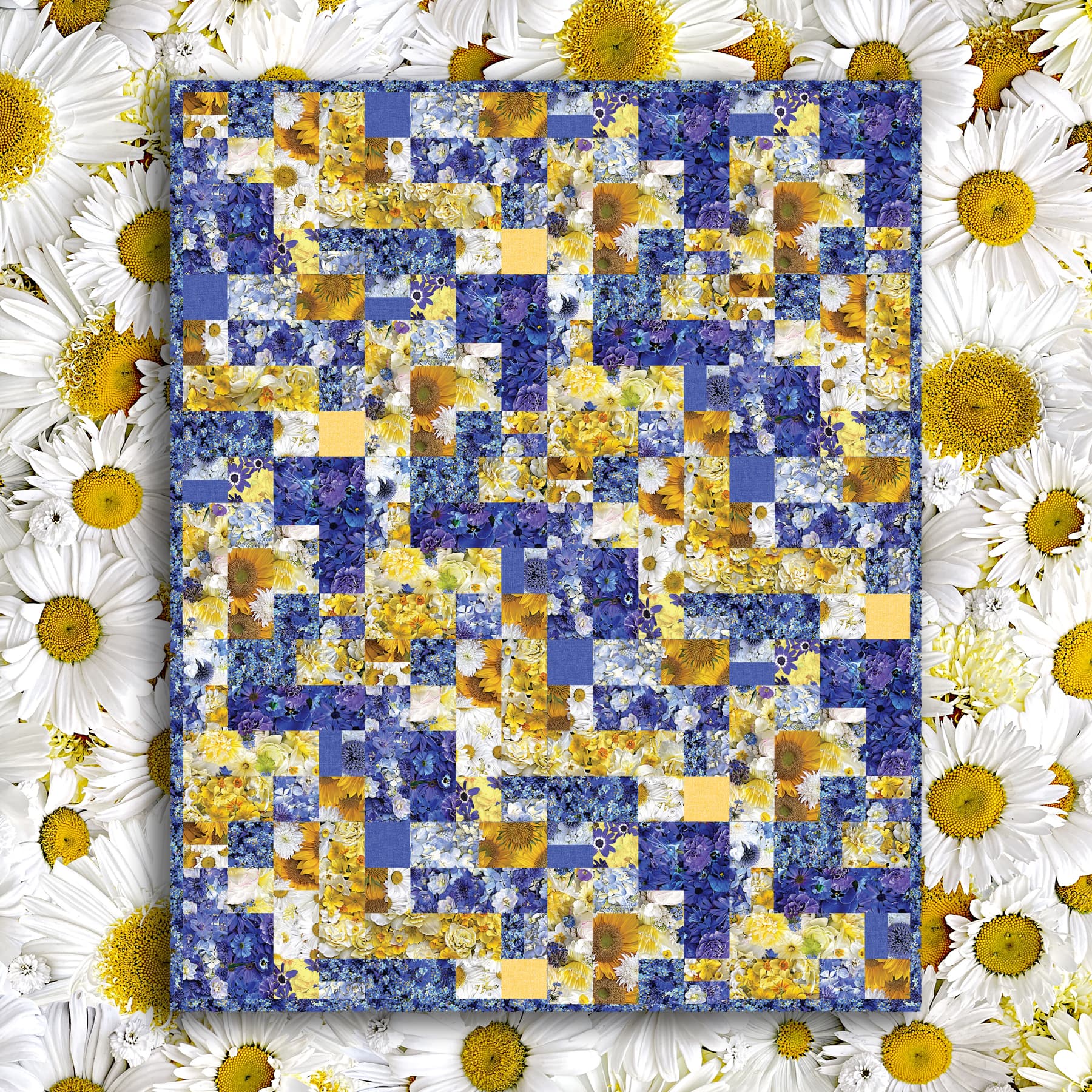 Hand Picked Me Not Free Quilt Pattern Maywood Studio