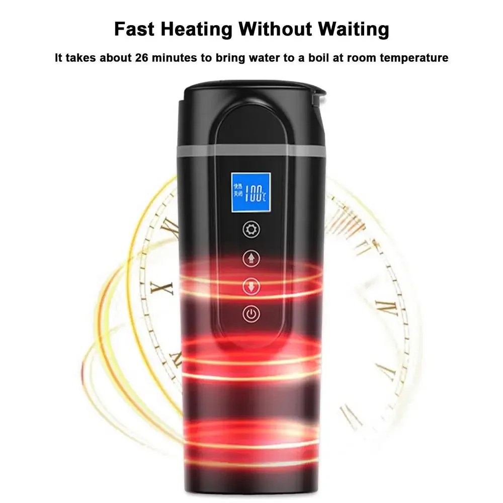 Portable Water Heater Mug, Lenovo LCD Electric Kettle