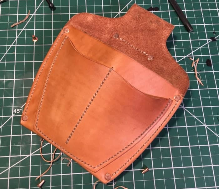 Small Leather Tool Pouch Template Maze Leather