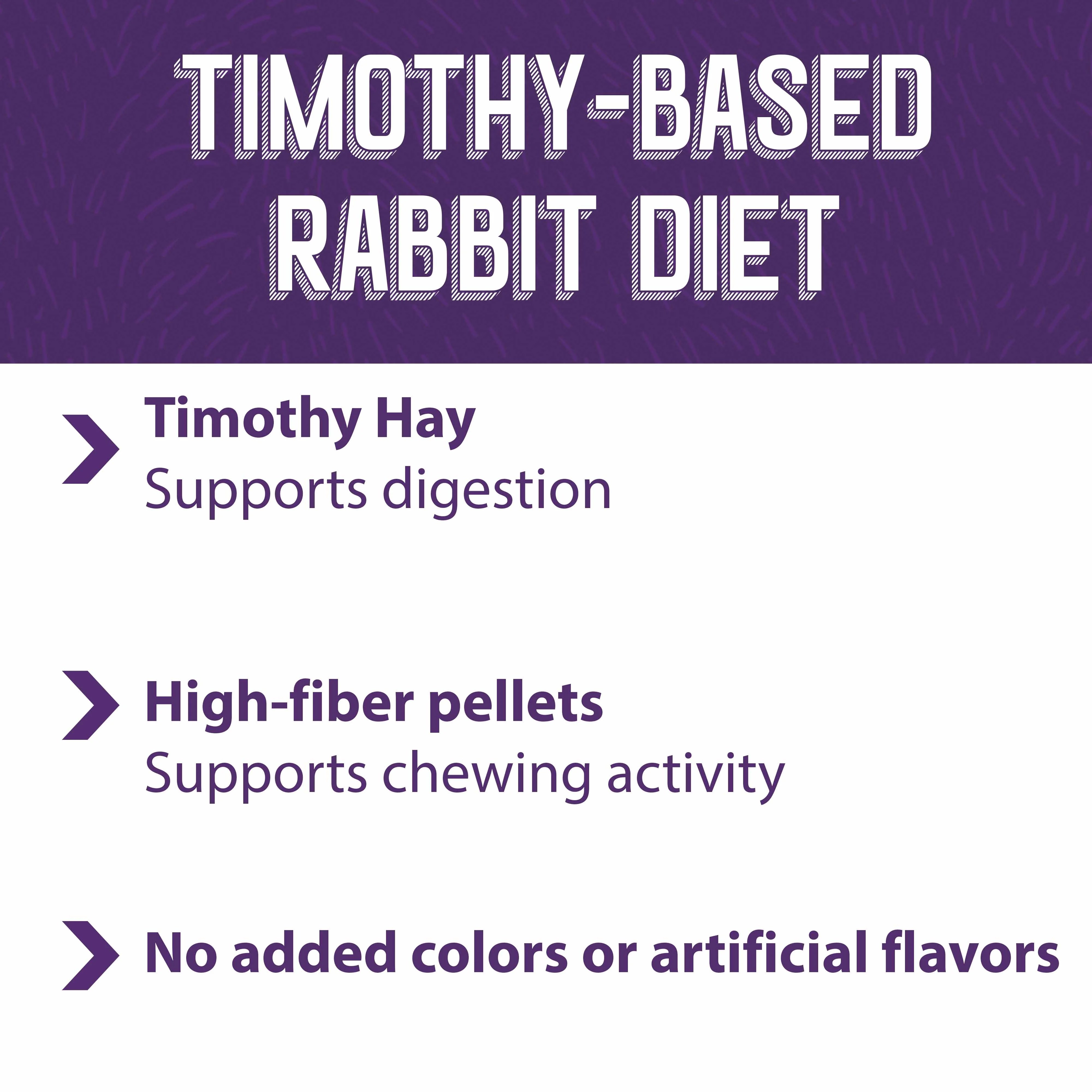 Mazuri® Timothy Hay Rabbit Food Pellets for Rabbits