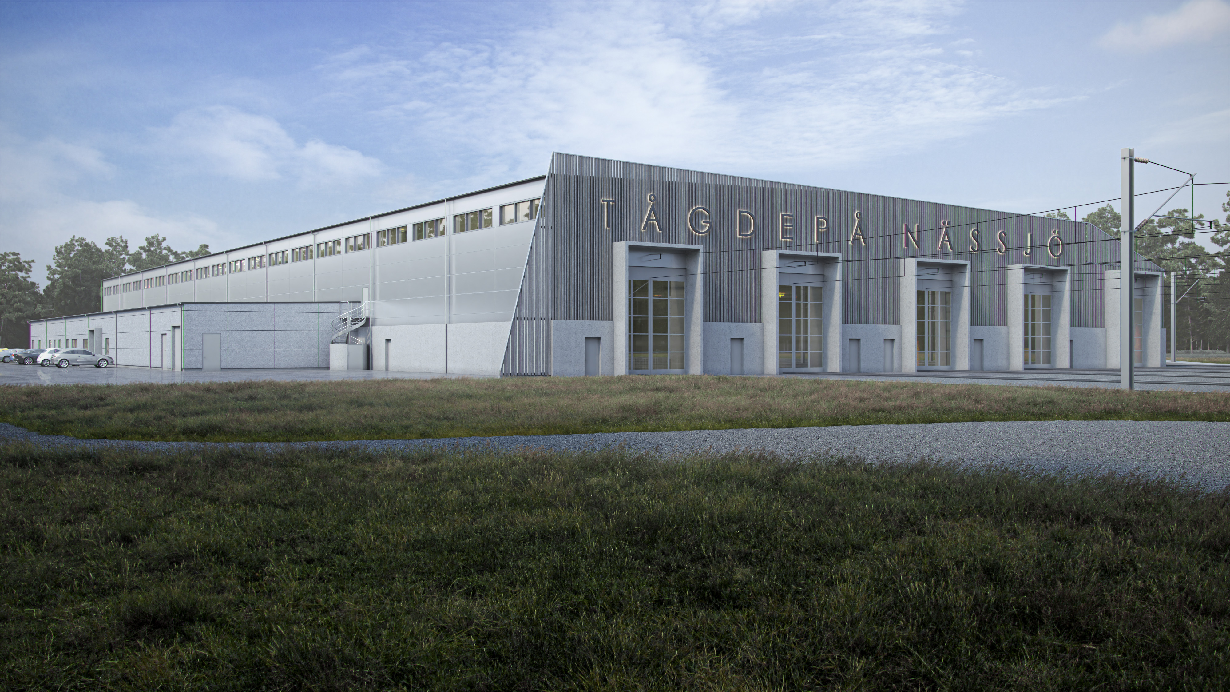 Ncc Spring 2023 Ncc Has Started Construction Of A New Train Depot In Nässjö | Ncc